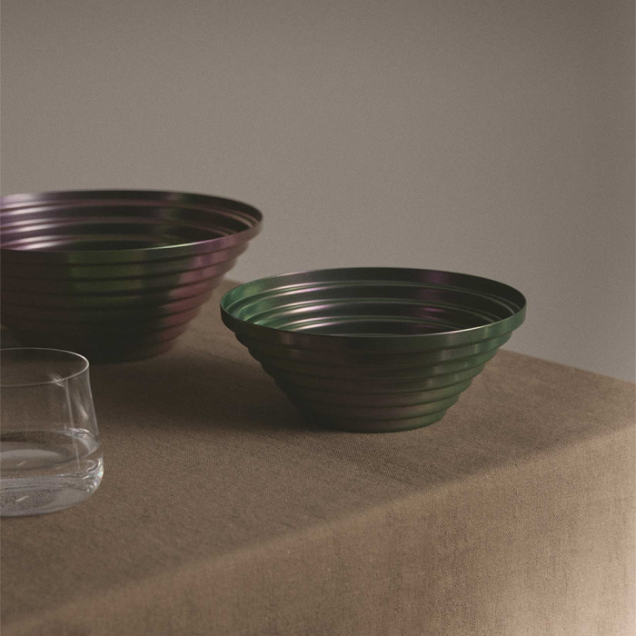 Maya, Round Basket, Steel