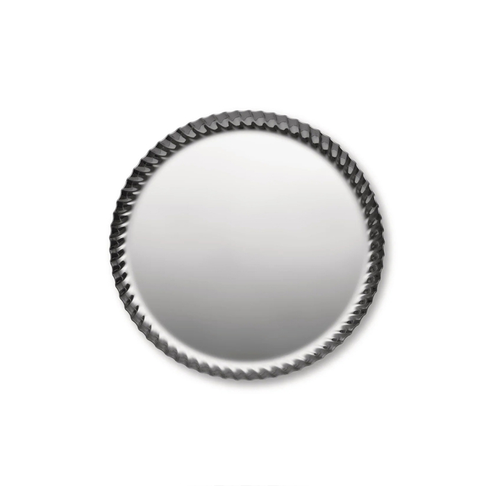 Pleats, Round Tray, Steel