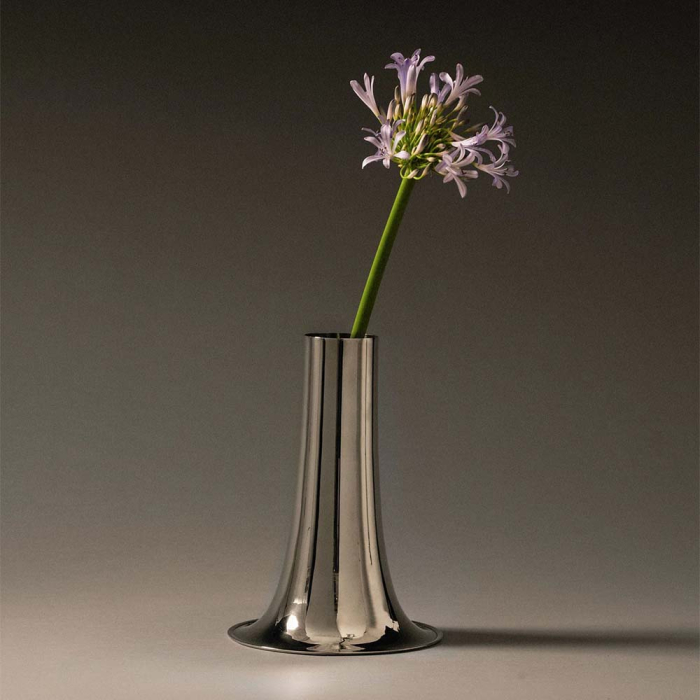 Trumpet, Vase, Brass, Wide