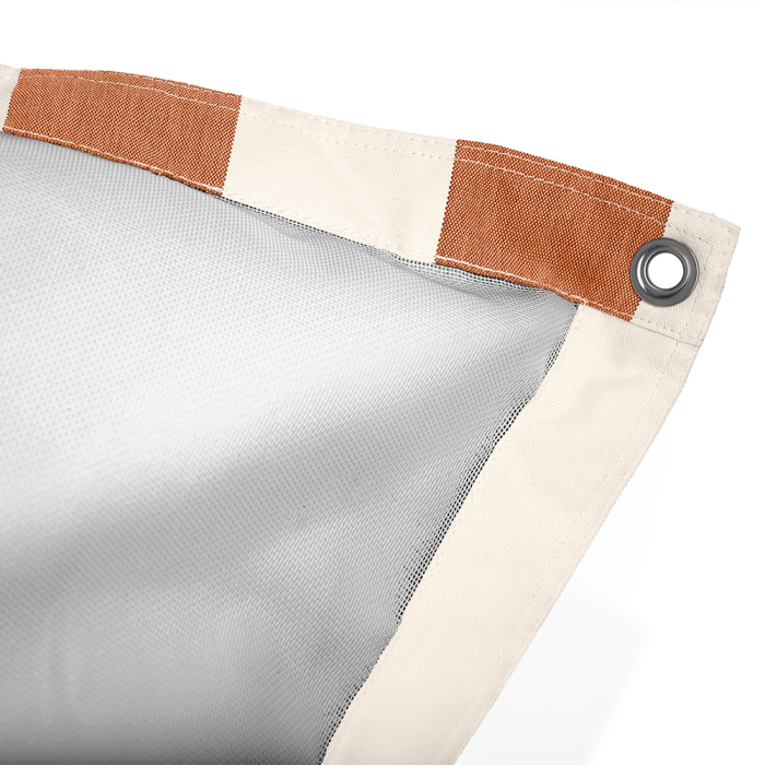 Original Floatzac, Floating Beanbag, Stripe Orange Creme