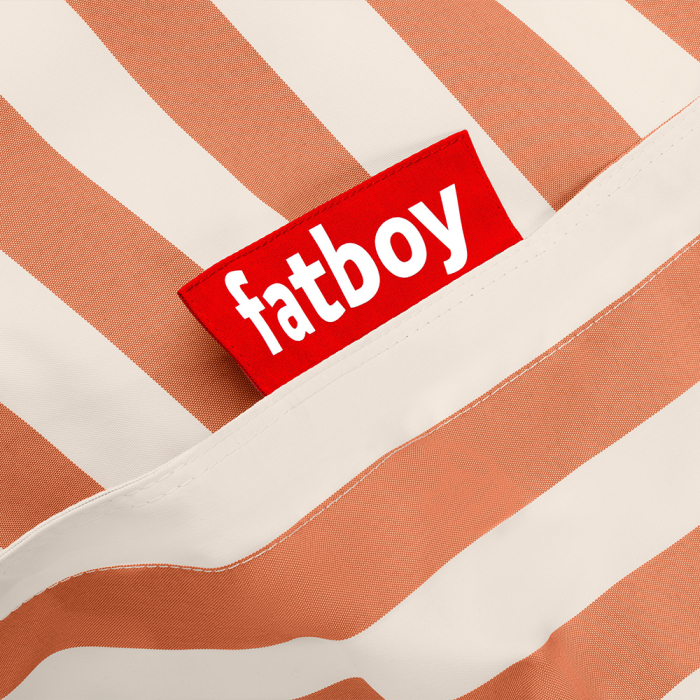 Original, Outdoor Beanbag, Stripe Orange Creme