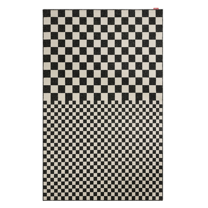 Carpretty Grand, Outdoor/Indoor Rug, Square Affair, Anthracite-Creme