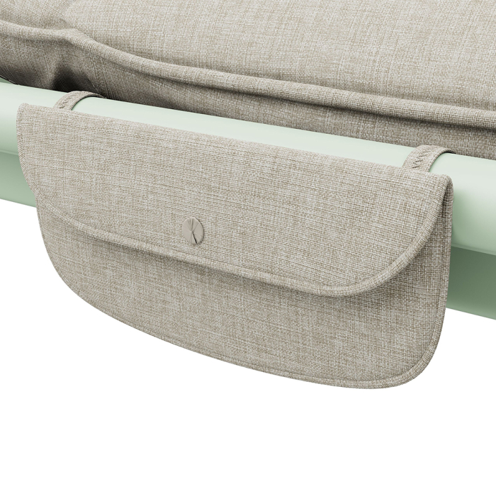 Sunbun, Outdoor Daybed, Mist Green-Mist