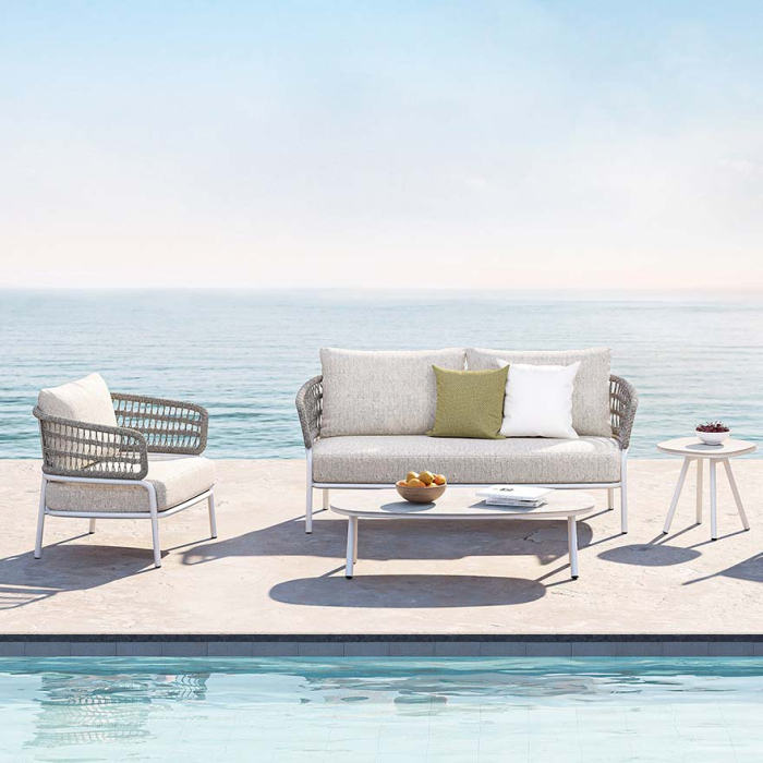 Ibiza, 2-Seater Outdoor Sofa, Sand-Beige