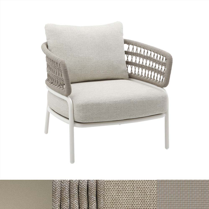 Ibiza, Outdoor Lounge Chair, Sand-Beige