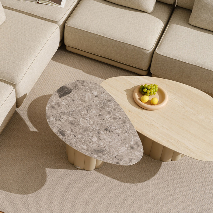 Lotus, Coffee Table, Sand