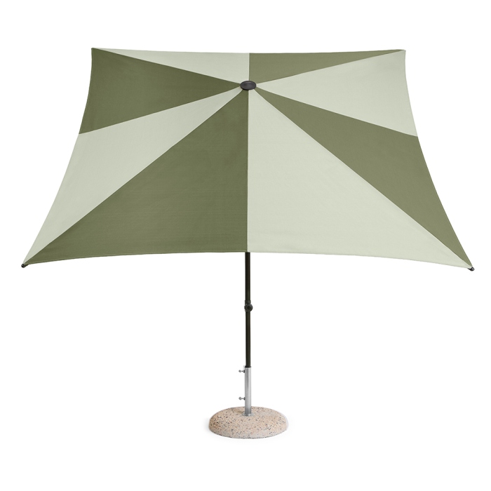 Terrazza, Square Parasol, Green-Dark Green