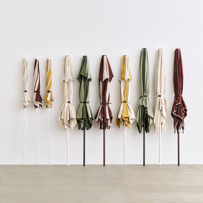 Terrazza, Square Parasol, Green-Dark Green