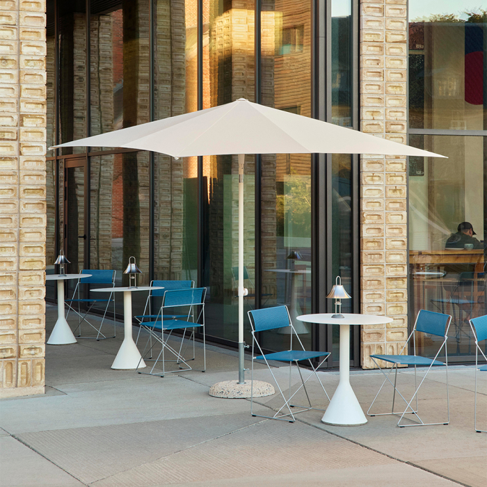 Terrazza, Square Parasol, Off-White-Grey