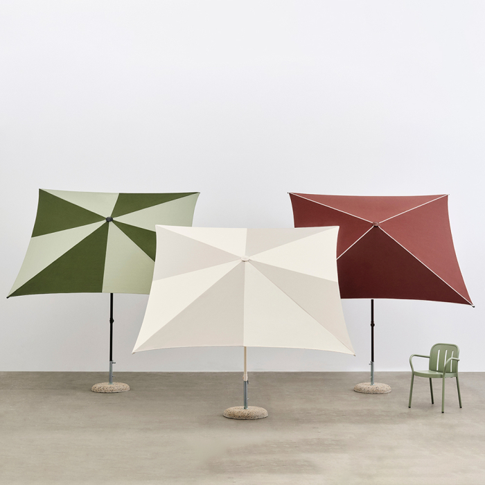 Terrazza, Square Parasol, Off-White-Grey