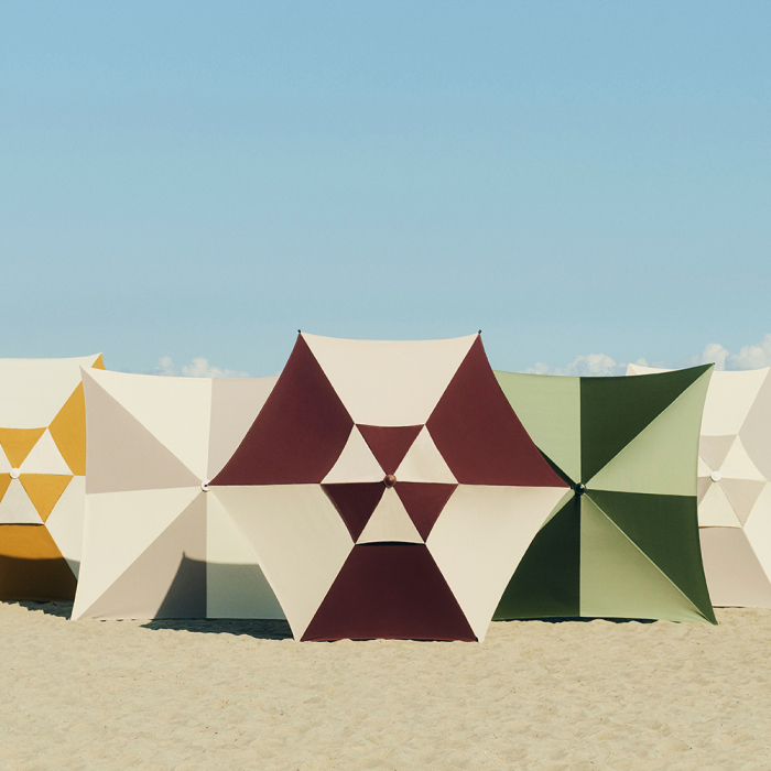 Terrazza, Square Parasol, Off-White-Grey