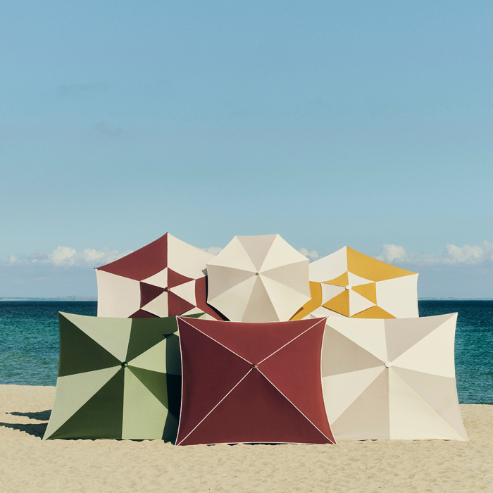 Terrazza, Hexagon Parasol, Off-White-Grey