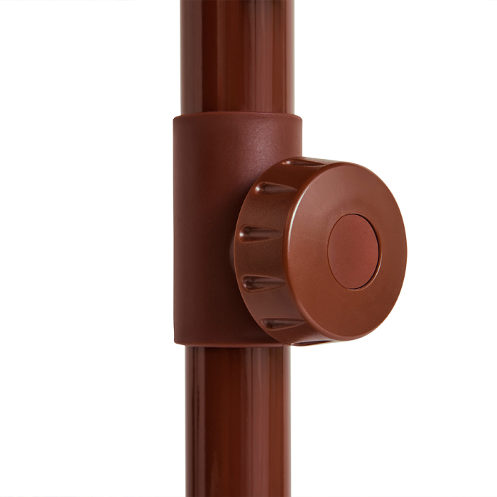 Terrazza, Hexagon Parasol, Off-White-Burgundy