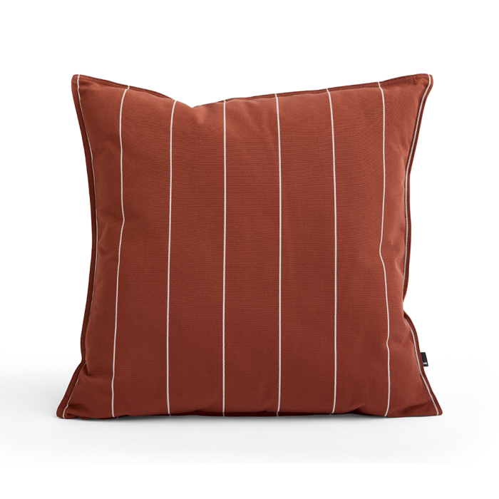 Terrazza, Cushion, Narrow Stripe, Terracotta