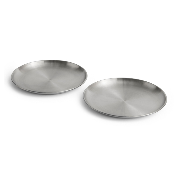 Outdoor Market, Steel Plate, Large, Set of 2