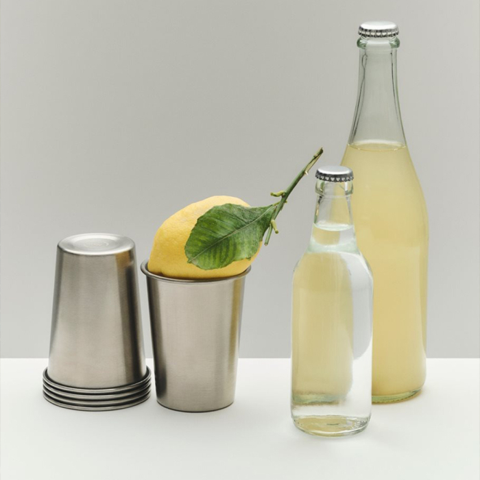 Outdoor Market, Steel Cup, Medium, Set of 2