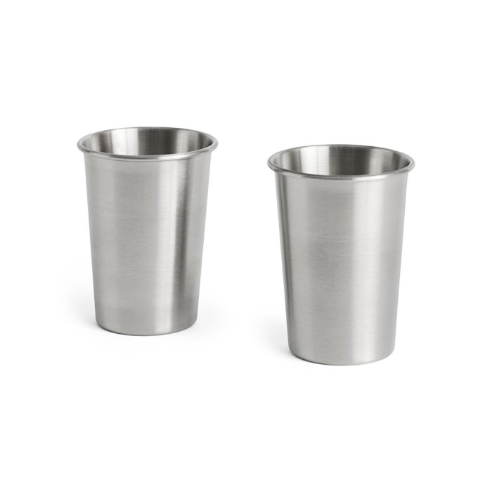Outdoor Market, Steel Cup, Medium, Set of 2