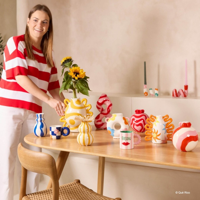 Carmela, Vase, Happy Waves