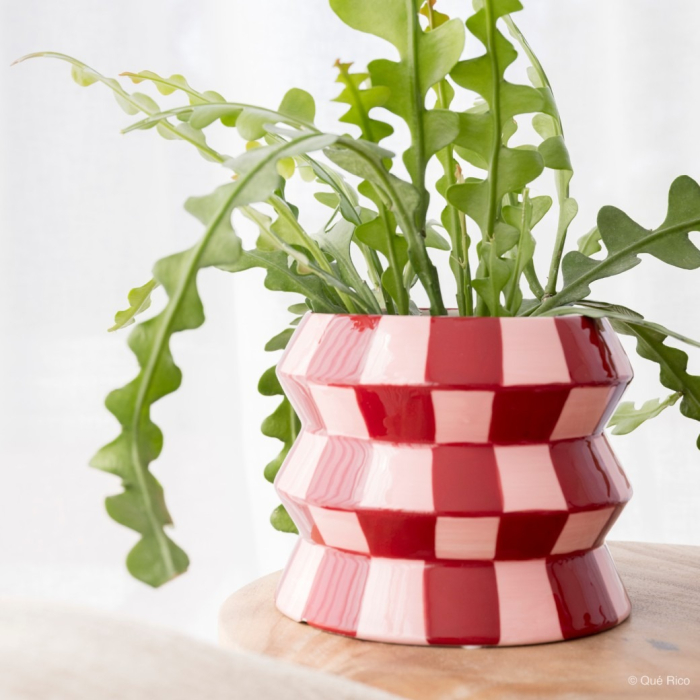 Teodora, Plant Pot, Crazy Squares