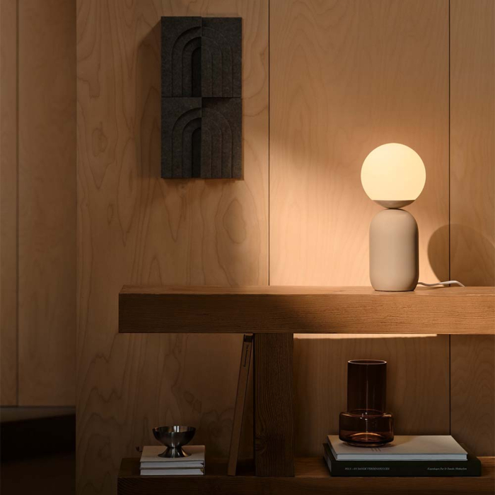 Notti, Table Lamp, Light Brown