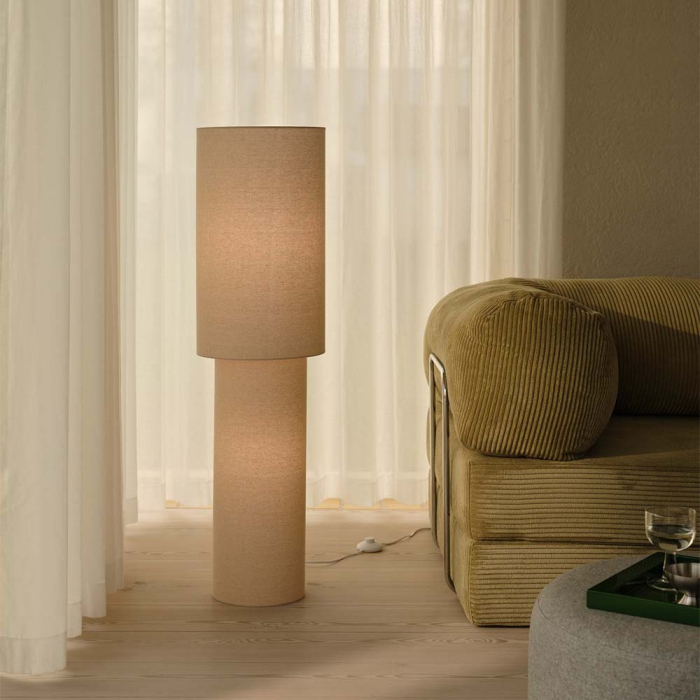 Izara, Floor Lamp, Beige, 110 cm