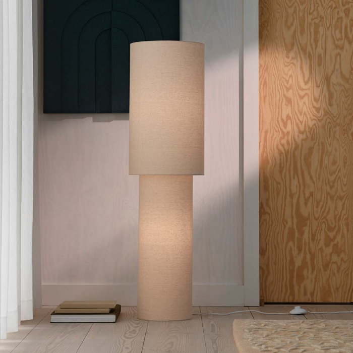 Izara, Floor Lamp, Beige, 110 cm