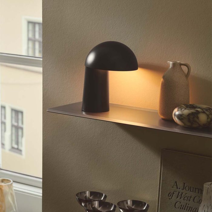 Faye, Portable Table Lamp, Black