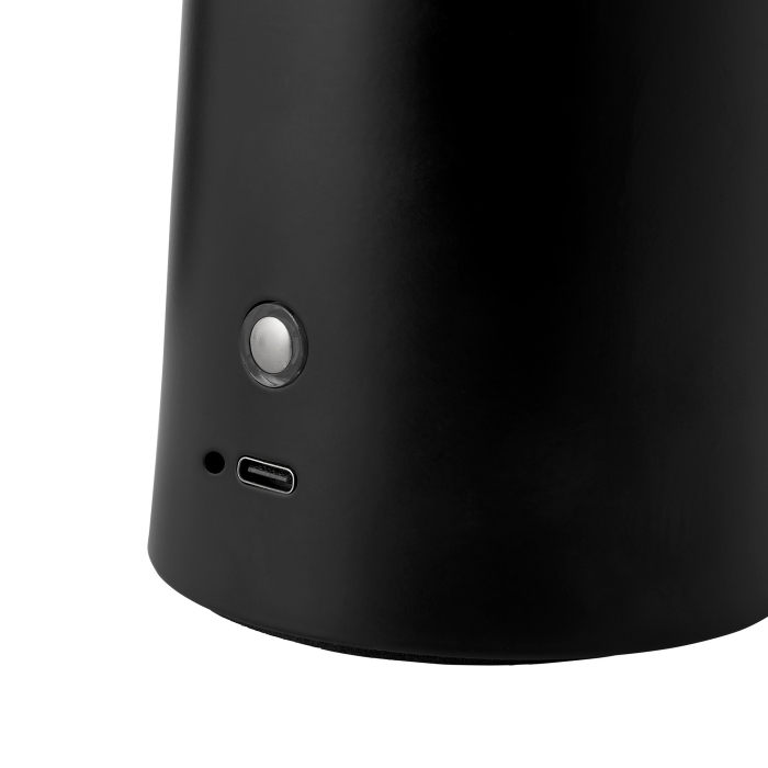 Faye, Portable Table Lamp, Black