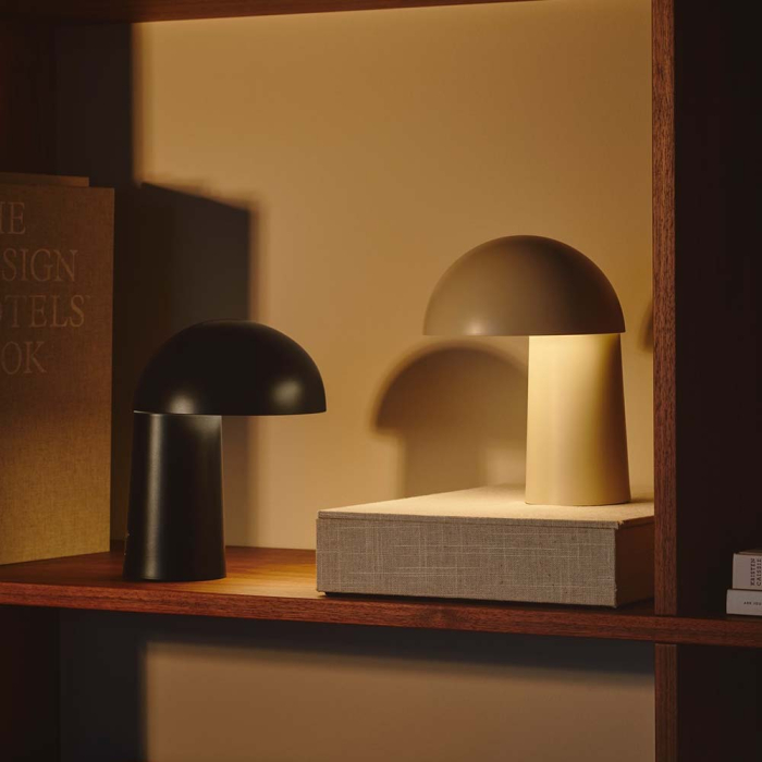 Faye, Portable Table Lamp, Black