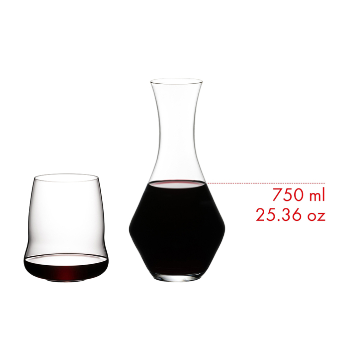 Cabernet-Merlot Wine Glasses & Decanter, 5pcs