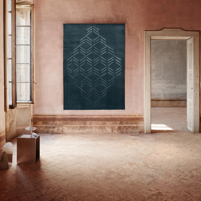 Matches, Carpet, Petrol, 200 x 300 cm