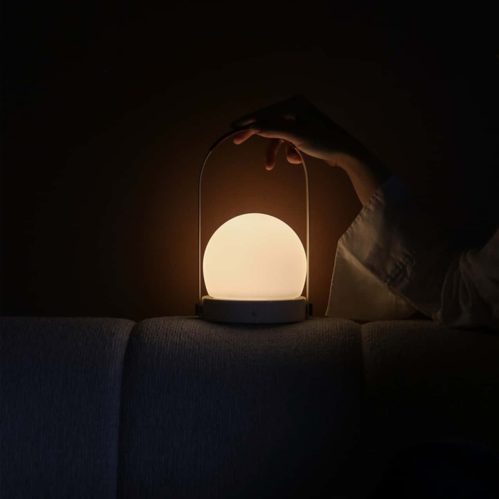Carrie, Portable Table Lamp, Golden Brown