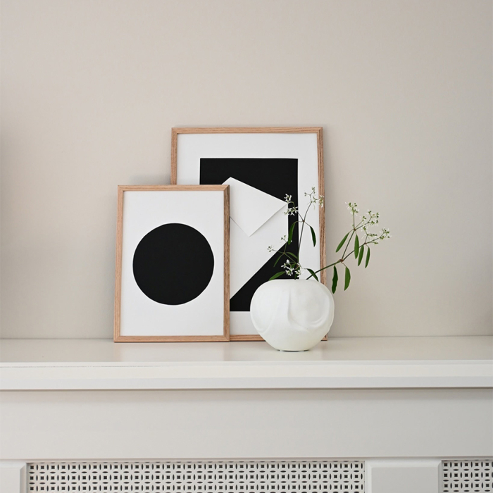 Orimono, Vase, Medio, Bone White
