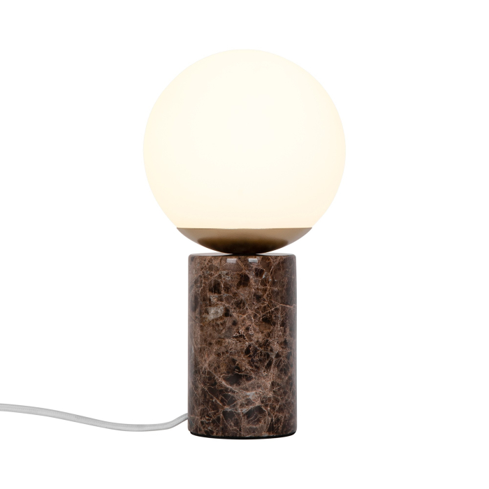 Lilly, Marble Table Lamp, Brown