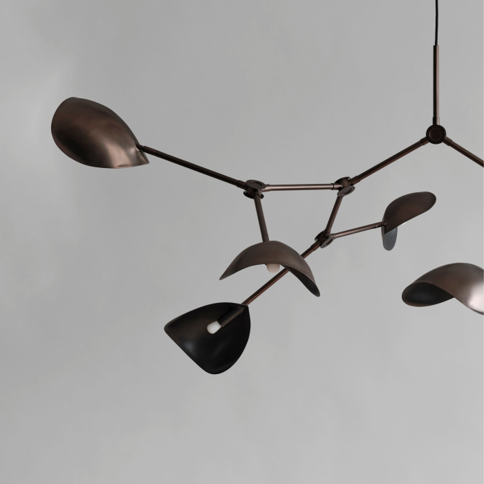 Stingray, Chandelier, Grande, Bronze