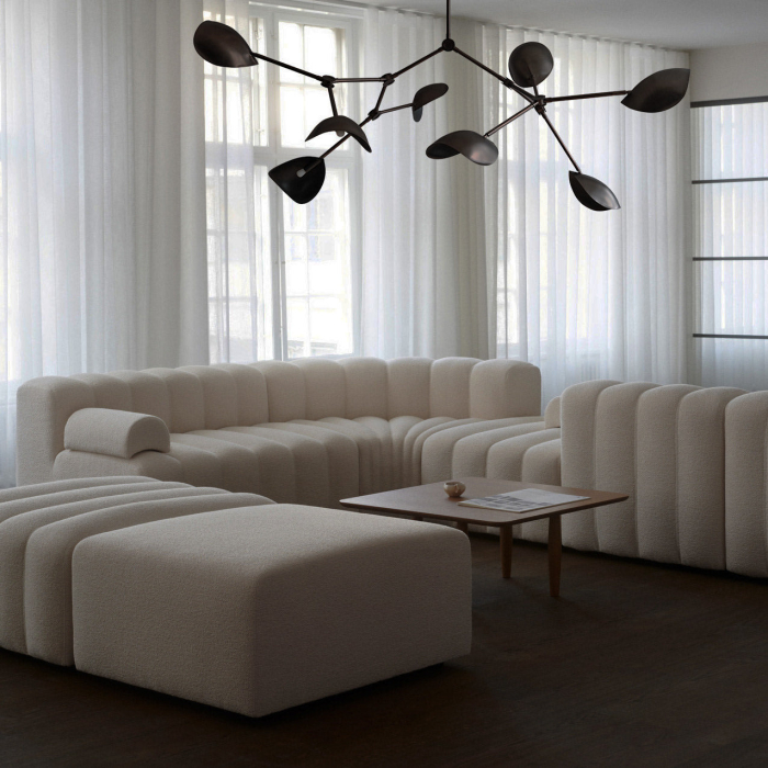 Stingray, Chandelier, Grande, Bronze