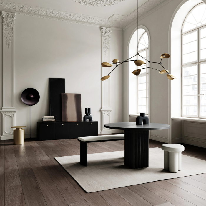 Stingray, Chandelier, Regular, Brass