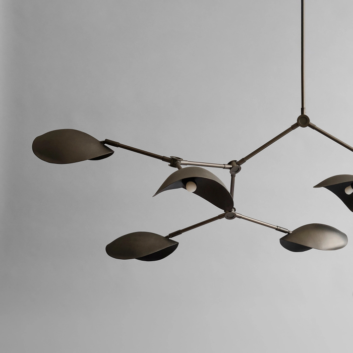 Stingray, Chandelier, Regular, Bronze