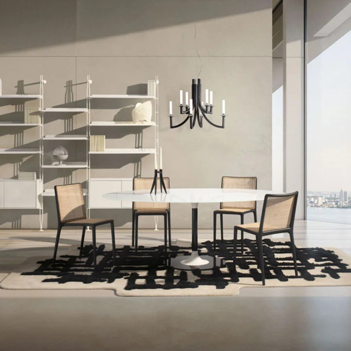 Belvedere, Dining Chair, Black