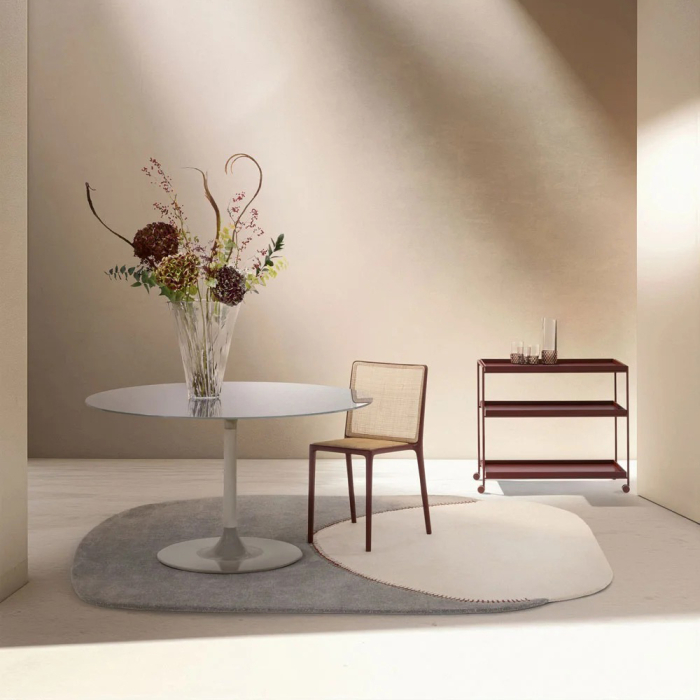 Belvedere, Dining Chair, Burgundy