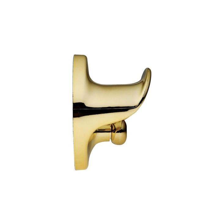 Wall Clothes Hook, Gold, 2 Pieces