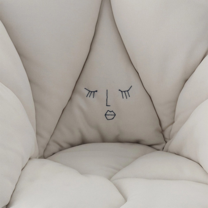 Alice's Flower, Cushion, White