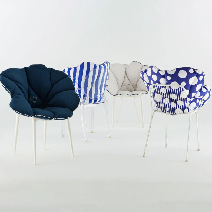 Alice's Flower, Cushion, White