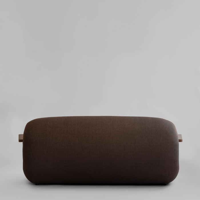 Toe, Sofa, Classic Brown Oak-Dark Brown