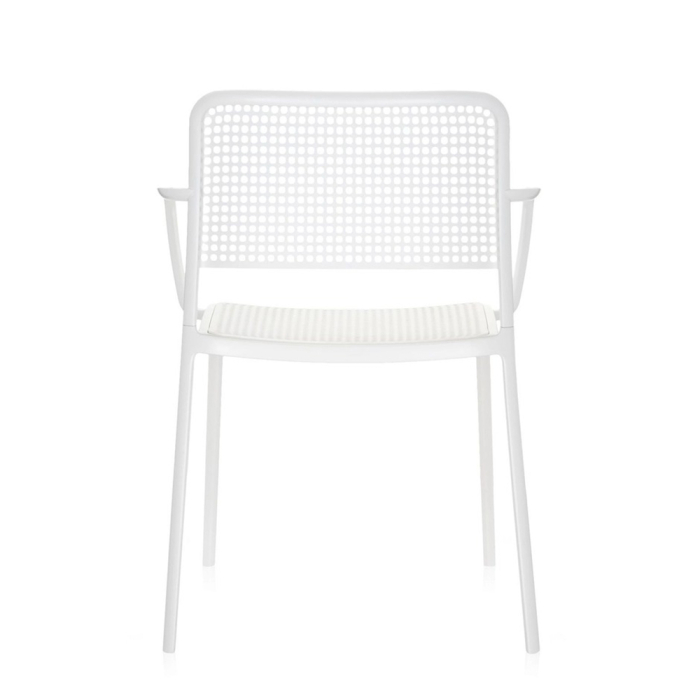 Audrey, Outdoor Dining Chair, White