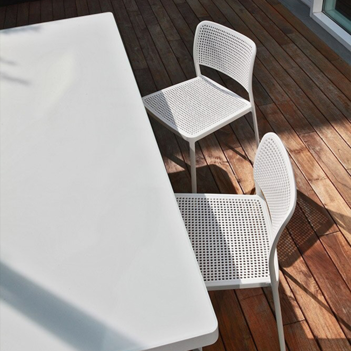 Audrey, Outdoor Dining Chair, White
