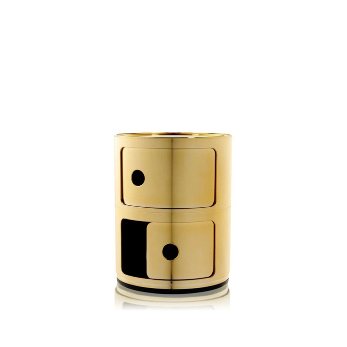 Componibili Metal, Modular Elements, Gold