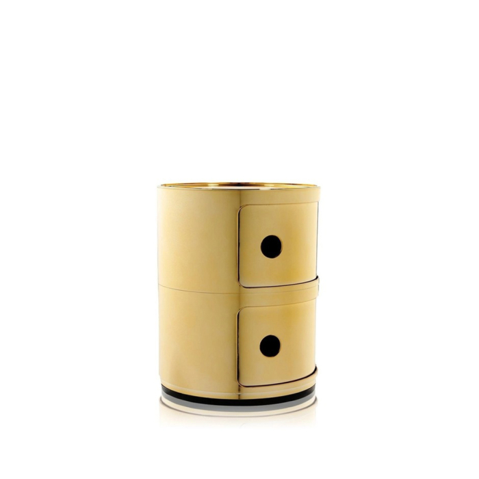 Componibili Metal, Modular Elements, Gold