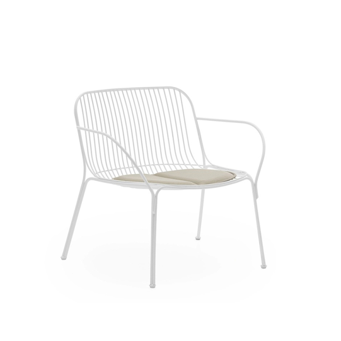 Hiray, Outdoor Armchair, White