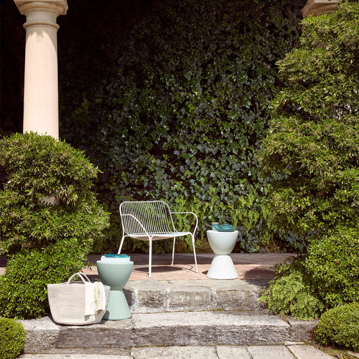 Hiray, Outdoor Armchair, White